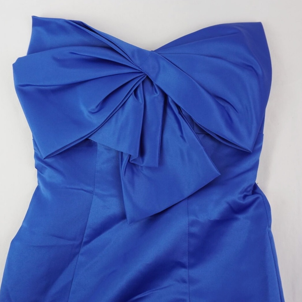 Mac Duggal Strapless Bow Mermaid Gown - Picture 4 of 11